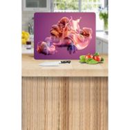 Saban Mor Tablo 30x40 cm Cam Kesme Tahtası
