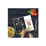 Saban Mutfak Kuralları 30x40 cm Cam Kesme Tahtası