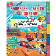 Sabri Ülker Vakfı Yayınları Arabalar Trenler ve Uçaklar Çıkartmalı Etkinlik Kitabı 2