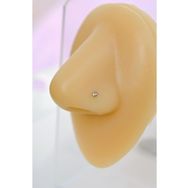 Sacce Scarves & Accessories 316L Çelik Hologram Taşlı Tektaş Hızma Burun Piercingi