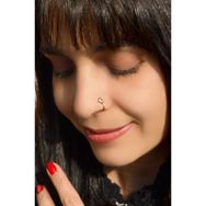 Sacce Scarves & Accessories Ay Yıldızlı Sıkıştırmalı Gold Ay Yıldızlı Sıkıştırmalı Kıkırdak Hızma