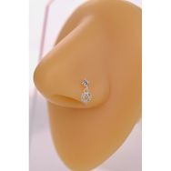 Sacce Scarves&Accessories 925 Ayar Gümüş Kalp Sallantılı Hızma