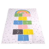 SafeMom 90x145 cm Beyaz Seksek Oyun Matı