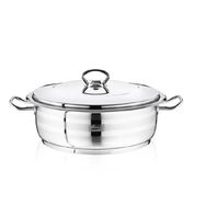 Safinox Flavia 26x8 cm-4.25 Litre Çelik Kısa Tencere