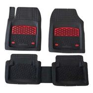 Safir Hyundai Getz Uyumlu Universal Derin Havuzlu Krom Kırmızı Paspas