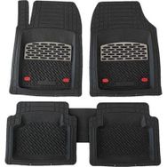 Safir SAF000TE74 Chevrolet Captiva Uyumlu Universal Derin Havuzlu Krom Karbon Oto Paspas