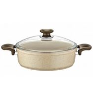 Safran Granit 24 cm Basık Tencere