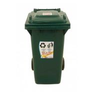 Saglam 120 lt Tekerlekli Eko Plastik Çöp ve Atık Konteyneri