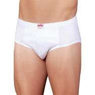 Şahinler E009 Beyaz Pamuk Erkek Slip Külot