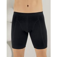 Şahinler ME114 Siyah Likralı Uzun Erkek Boxer