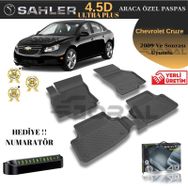 Sahler Chevrolet Cruze Sedan 2009-2013 Siyah 4.5D Havuzlu Paspas