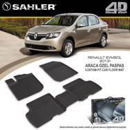 Sahler Renault Symbol 2013-2018 4D Havuzlu Paspas