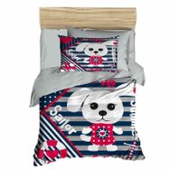 Sailor Dijital Baskılı 3d Gri Bebek Nevresim Takımı