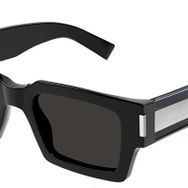 Saint Laurent SL 572 001 50 Kare Siyah Unisex Güneş Gözlüğü