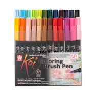 Sakura Koi Colour 24'lü Fırça Uçlu Kalem Seti