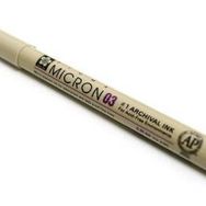 Sakura Pigma Micron 0.3 mm Siyah Çizim Kalemi
