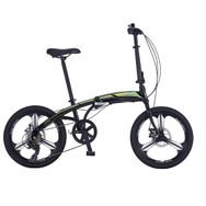 Salcano SLCN300 MD 20 Jant 6 Vites Siyah Sarı Katlanabilir Bisiklet