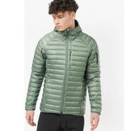 Salomon Elixir Micro Down Yeşil Haki Kapüşonlu Kaz Tüyü Erkek Mont