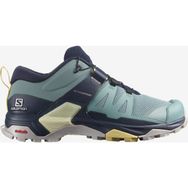 Salomon L41622800-26195 X Ultra 4 W Mavi Yeşil Kadın Spor Ayakkabı