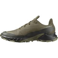 Salomon L47313300 Alphacross 5 Haki Renk Bilek Boy Güçlü Kavramalı Erkek Parkur Ayakkabısı