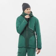 Salomon LC1857000 Yeşil Brilliant Erkek Kayak Kar Montu
