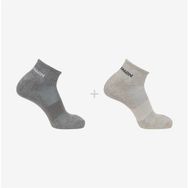 Salomon LC1983400 Evasion Ankle 2 Pack Gri Unisex Çorap