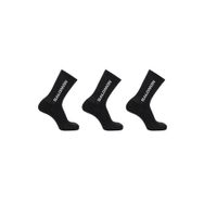 Salomon LC2086000 Everyday Crew 3 Pack Siyah Unisex Çorap