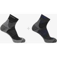 Salomon LC2166200 X Ultra Access Quarter 2 Adet Lacivert Gri Çorap
