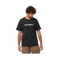 Salomon LC2245400 Siyah Erkek T-shirt