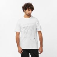 Salomon LC2246900 Graphic SS TEE M Beyaz Erkek T-shirt