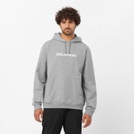 Salomon Logo Performance Gri Erkek Sweatshirt