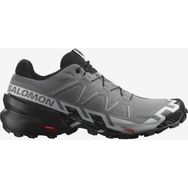 Salomon Speedcross 6 Siyah Gri Erkek Patika Koşu Ayakkabısı