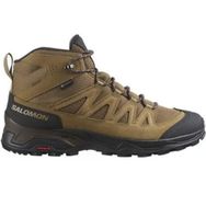 Salomon X Ward Leather Mid Camel Gore-Tex Erkek Outdoor Bot