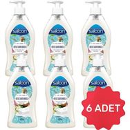 Saloon Beyaz Sabun Kokulu 6x400 ml Çoklu Paket Sıvı Sabun