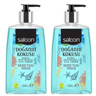 Saloon Doğanın Kokusu Deniz Tuzu Yosun 500 ml 2'li Sıvı Sabun