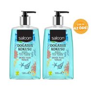 Saloon Doğanın Kokusu Deniz Tuzu Yosun 500 ml 2'li Sıvı Sabun