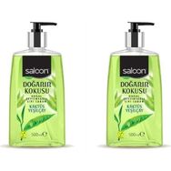 Saloon Doğanın Kokusu Kaktüs Yeşil Çay 500 ml 2'li Sıvı Sabun