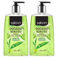 Saloon Doğanın Kokusu Kaktüs Yeşil Çay 500 ml 2'li Sıvı Sabun