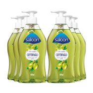 Saloon Zeytinyağlı 6x400 ml Çoklu Paket Sıvı Sabun