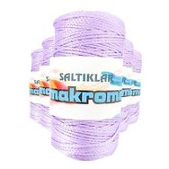 Saltıklar 3200 Lila 100 gr 5 Adet Polyester Makrome İpi