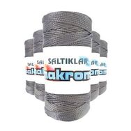 Saltıklar 423 Gri 100 gr 5 Adet Polyester Makrome İpi