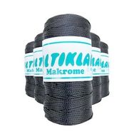 Saltıklar 68 Füme Gri 100 gr 5 Adet Polyester Makrome İpi