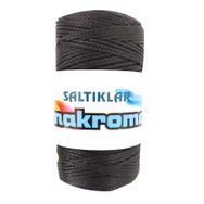 Saltıklar SYH Siyah 100 gr Polyester Makrome İpi
