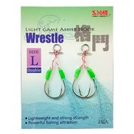 Same Fishing #L Double Micro Jig Assist Hook