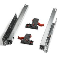Samet Smart Slide Full Tam Açılım 550 mm Frenli Ray