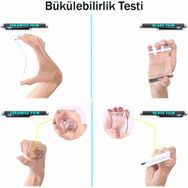 Samsung A30S 9D Flexible Nano Siyah Ekran Koruyucu Uyumlu Kırılmaz Cam