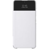 Samsung A325F Galaxy A32 için S View Beyaz Koruyucu Kılıf
