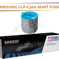 Samsung CLP-300 Cyan (CLP-C300A) (1k) Mavi Muadil Toner