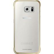 Samsung EF-QG920BFEGWW Galaxy S6 Clear Cover Şeffaf Altın Arka Kapak