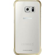 Samsung EF-QG920BFEGWW Galaxy S6 Clear Cover Şeffaf Altın Arka Kapak